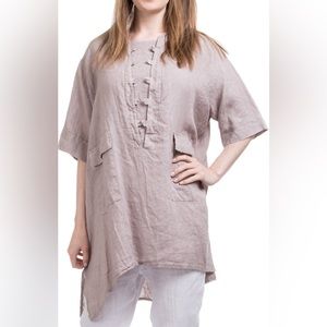 Gigi Moda Linen Tunic